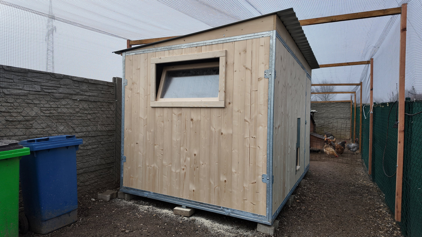 Kurník pro chov drůbeže