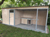 Dog pen 2 x 3 m with extension 2 x 2 m