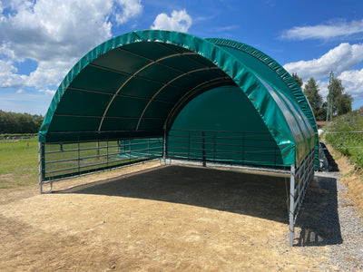 Plachtový prístrešok pre kone a dobytok 6 x 6 m